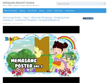 Tablet Screenshot of kerajaanrakyat.com